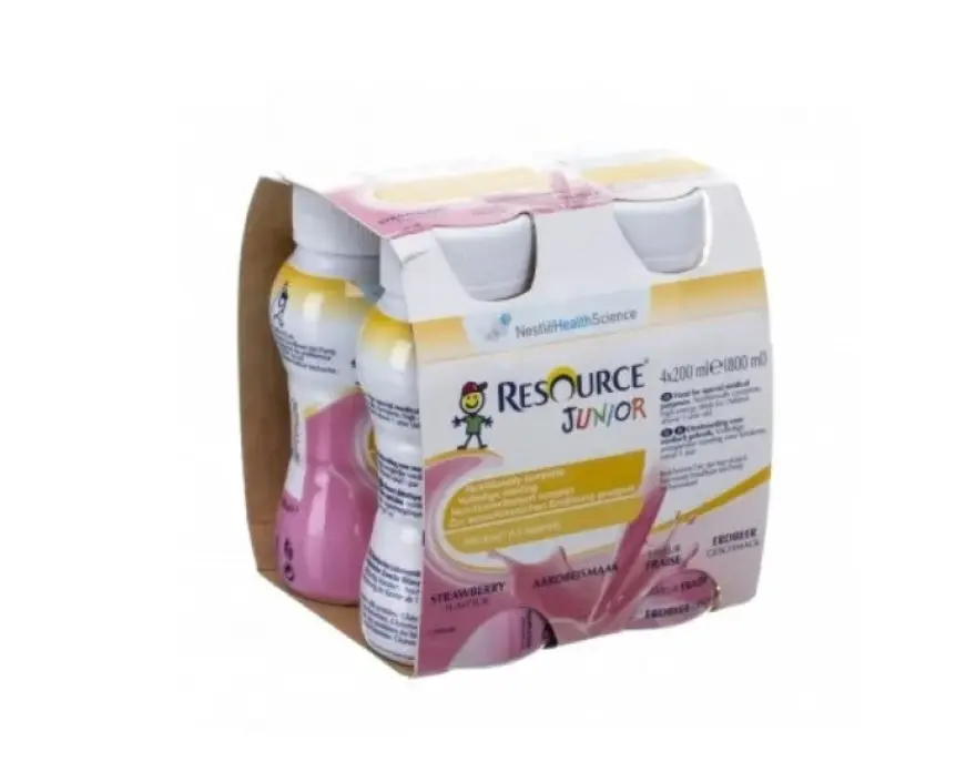 12834-resource junior fibre jahoda por.sol.4x200ml 12834-resource junior fibre jahoda por.sol.4x200ml